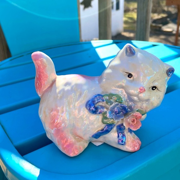 Vintage Other - Gorgeous cute porcelain kitten cat